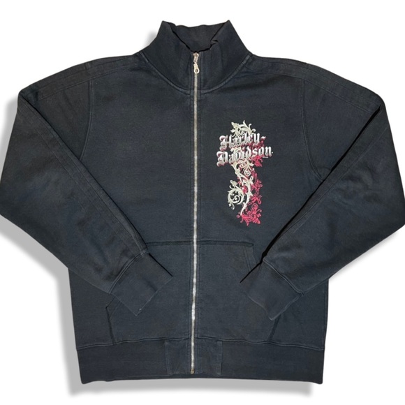 Harley-Davidson Tops - Harley Davidson Zip Up Sweatshirt